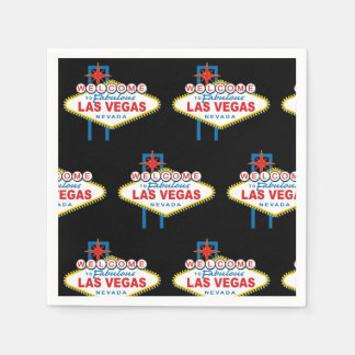 Herzlich willkommen im Zeichen von Las Vegas Serviette