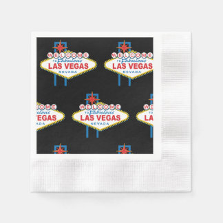 Herzlich willkommen im Zeichen von Las Vegas Serviette