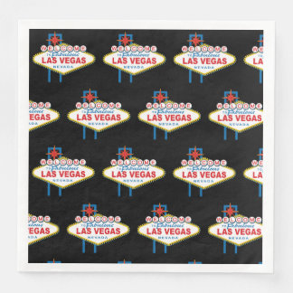 Herzlich willkommen im Zeichen von Las Vegas Serviette