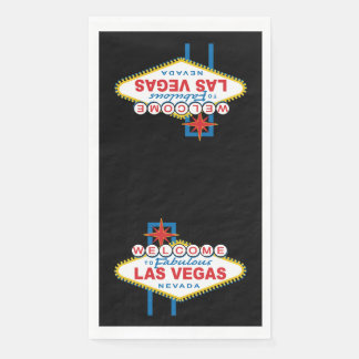Herzlich willkommen im Zeichen von Las Vegas Serviette
