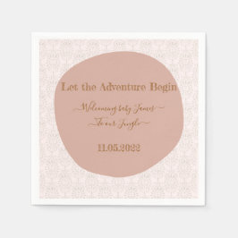 Herzlich willkommen in den Dschungel-Babyduschen Serviette