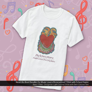 Herzlich Willkommen in der Beat Doodles Music Love T-Shirt