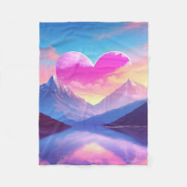 Herzlich willkommen in der Berglandschaft Fleecedecke