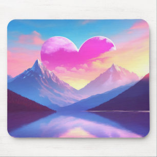 Herzlich willkommen in der Berglandschaft Mousepad