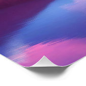 Herzlich willkommen in der Berglandschaft Poster (Ecke)