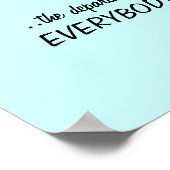 Herzlich willkommen in der Buchhaltungsabteilung. Poster (Ecke)