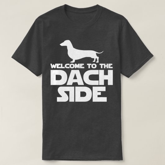 Herzlich willkommen in der Dach Side Dackel Liebha T-Shirt (Design vorne)