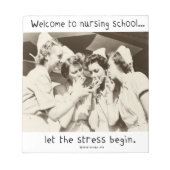 Herzlich willkommen in der Krankenschule - Lass de Notizblock (Vorderseite)