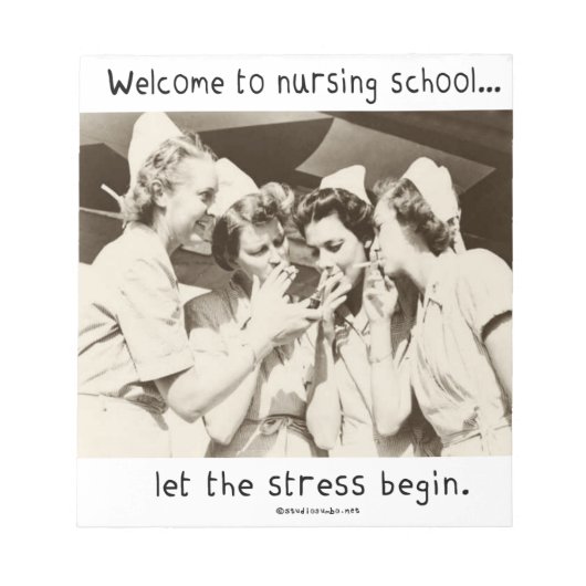 Herzlich willkommen in der Krankenschule - Lass de Notizblock (Vorderseite)