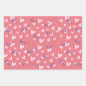 Herzlich Willkommen in der Liebe Geschenkpapier Set (Vorderseite 2)