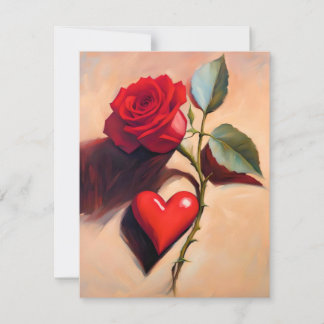 Herzlich Willkommen in der Rose Romantische Kunsth Mitteilungskarte