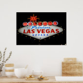 Herzlich willkommen in Fabulous Las Vegas Poster (Küche)