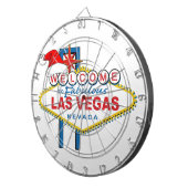 Herzlich willkommen in Fabulous Las Vegas Weihnach Dartscheibe (Vorderseite rechts)
