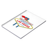 Herzlich willkommen in Fabulous Las Vegas Weihnach Notizblock (Linke Seite)