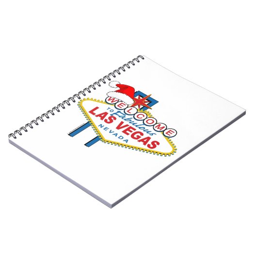 Herzlich willkommen in Fabulous Las Vegas Weihnach Notizblock (Linke Seite)