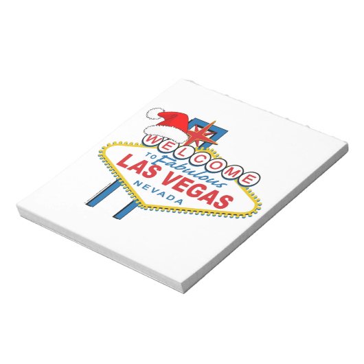Herzlich willkommen in Fabulous Las Vegas Weihnach Notizblock (Rotiert)