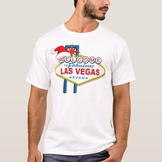 Herzlich willkommen in Fabulous Las Vegas Weihnach T-Shirt (Vorderseite)