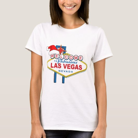 Herzlich willkommen in Fabulous Las Vegas Weihnach T-Shirt (Vorderseite)