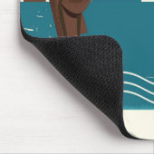 Herzlich willkommen in Helsinki Finnland als Reise Mousepad (Ecke)