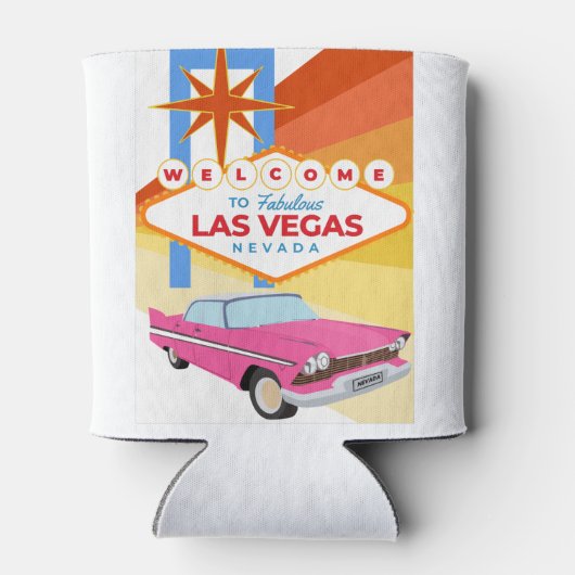 Herzlich willkommen in Las Vegas Dosenkühler (Rückseite)