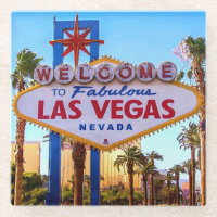 Herzlich willkommen in Las Vegas Signing Glass Unt