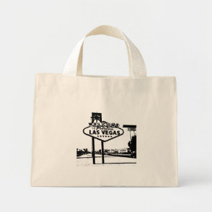 Herzlich willkommen in Las Vegas Travel Bag Mini Stoffbeutel