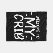 Herzlich willkommen in meinem Fleece-Hip Hop-Blank Fleecedecke (Vorderseite (Horizontal))