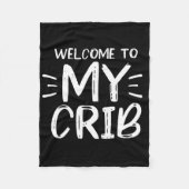 Herzlich willkommen in meinem Fleece-Hip Hop-Blank Fleecedecke (Vorderseite)