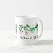 Herzlich willkommen in meinem Jungle Funny Pflanze Kaffeetasse (VorderseiteRechts)