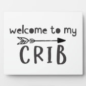 Herzlich willkommen in meinem Kinderzimmer-Labyrin Fotoplatte (Vorderseite)