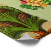 Herzlich Willkommen in meinem Obstkorb Personalisi Poster (Ecke)