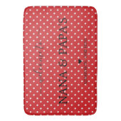 Herzlich willkommen in Nana & Papa's House Doormat Badematte (Vorderseite Vertikal)