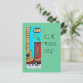 Herzlich Willkommen in NashvilleTennessee! Postkarte (Stehend Vorderseite)