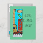 Herzlich Willkommen in NashvilleTennessee! Postkarte (Vorne/Hinten)
