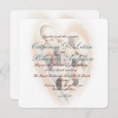 Herzlich Willkommen in Seashells Beach Wedding Ver Einladung (Vorne/Hinten)