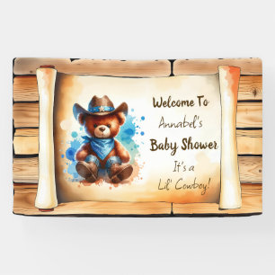 Herzlich willkommen in unserem Baby Dusche Persona Banner