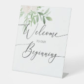 Herzlich willkommen in unserem Beginnsschild für b Sockelschild (Vorderseite)