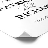 Herzlich willkommen in unserem Beginnszeichen für  Poster (Ecke)