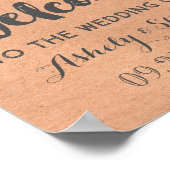 Herzlich willkommen in unserem Briefkastenfeuer We Poster (Ecke)