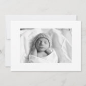 Herzlich willkommen in unserem Bündel von Freude | Ankündigung (Rückseite)