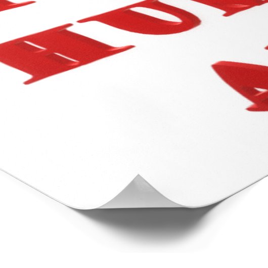 Herzlich willkommen in unserem demütigen Postkarte Poster (Ecke)