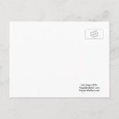 Herzlich willkommen in unserem fabelhaften Las Veg Ankündigungspostkarte (Rückseite)