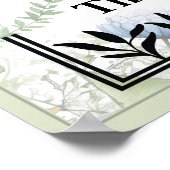 Herzlich Willkommen in unserem Gartenangebot Wasse Poster (Ecke)