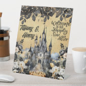 Herzlich willkommen in unserem glücklichen aller Z Sockelschild (In Situ)