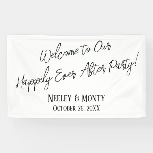 Herzlich willkommen in unserem glücklichen Ever Af Banner (Horizontal)