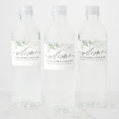 Herzlich Willkommen in unserem glücklichen Tag nac Wasserflaschenetikett (Flaschen)