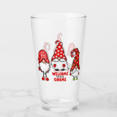 Herzlich willkommen in unserem Gnome Weihnachtsgla Glas (Rückseite)