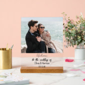 Herzlich willkommen in unserem Hochzeitsdekor Acrylschild (Hochzeit)