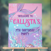 Herzlich willkommen in unserem Magischen Meerjungf Acrylschild (Neutral)