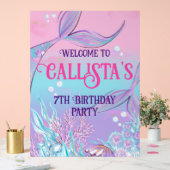 Herzlich willkommen in unserem Magischen Meerjungf Acrylschild (Hochzeit)